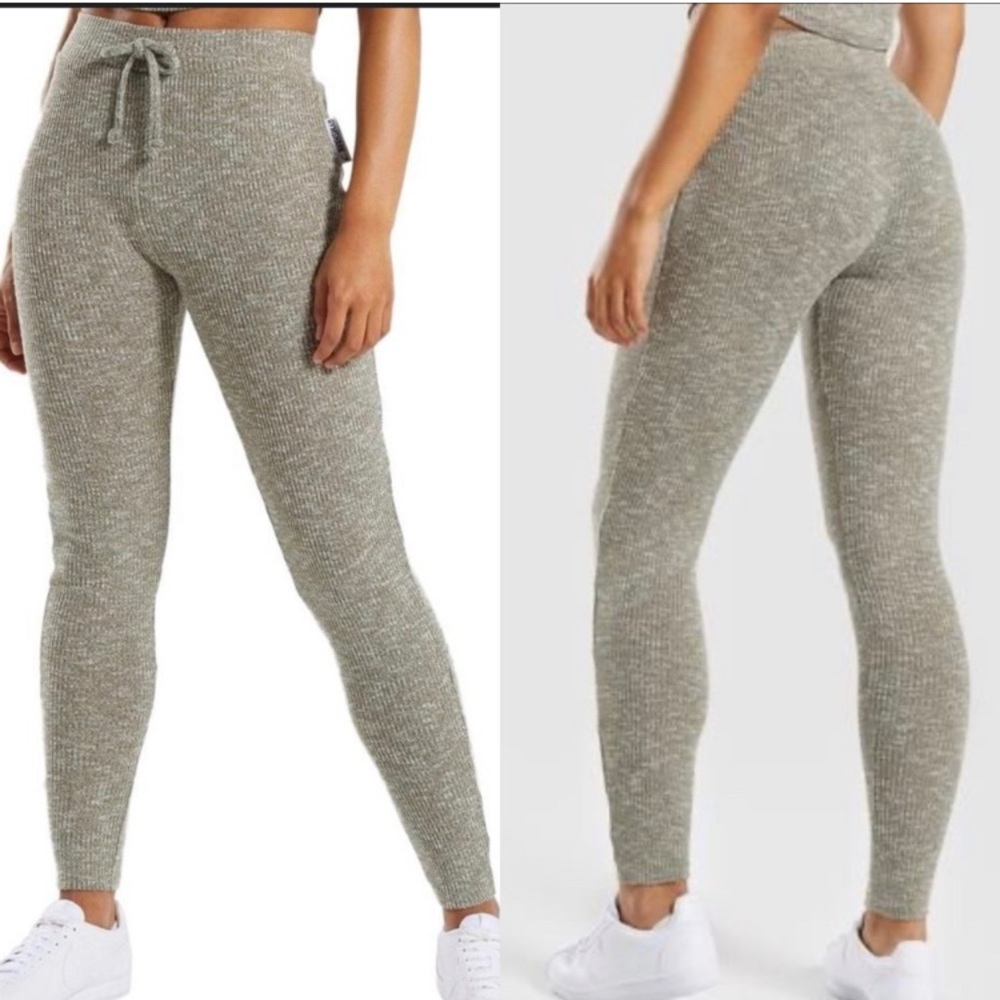 Gymshark Slounge Khaki leggings size XS